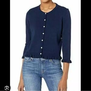 Karl Lagerfeld - Navy Sweater - Lace back - Size S